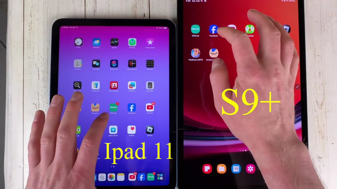 ipad 11 Vs Samsung Tab S9 Speed Test Comparison