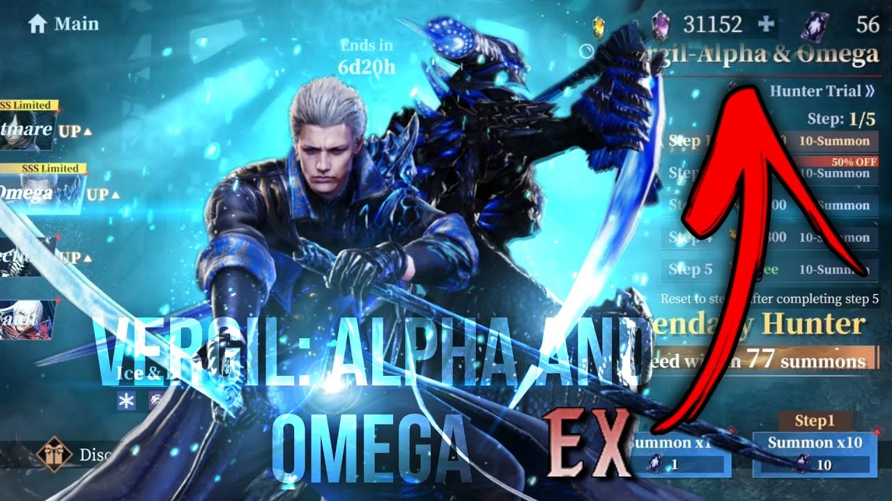 Finally Vergil: Alpha and Omega on Ex!!! $0 Spent F2P