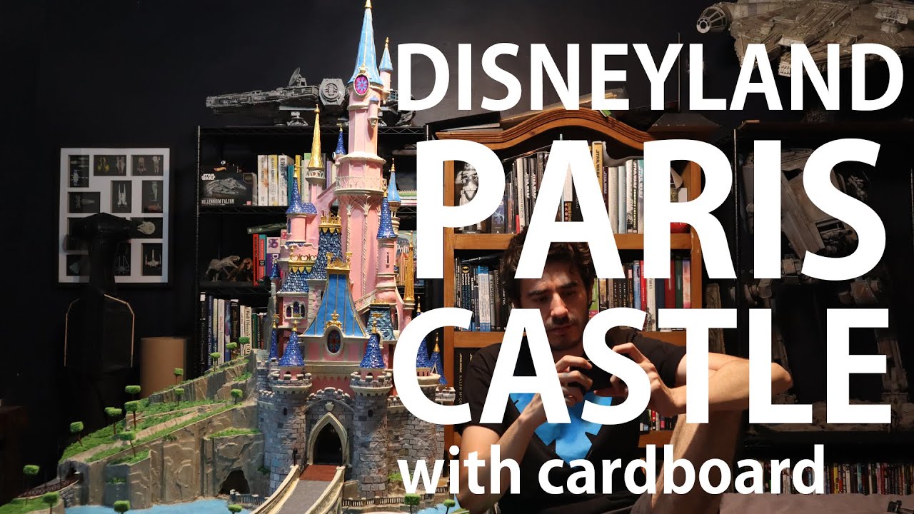 DISNEYLAND PARIS CASTLE WITH CARDBOARD
