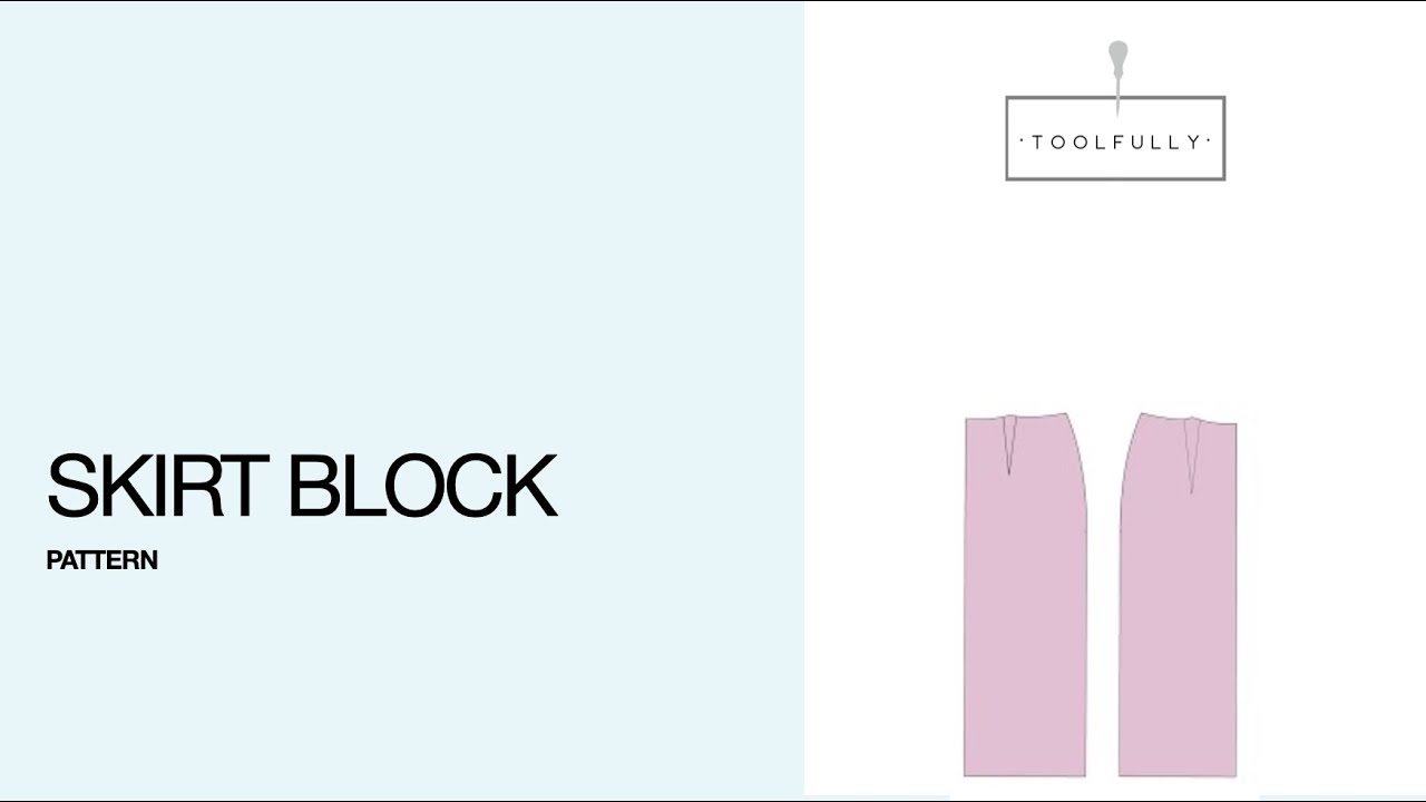 Skirt block pattern. 76th.