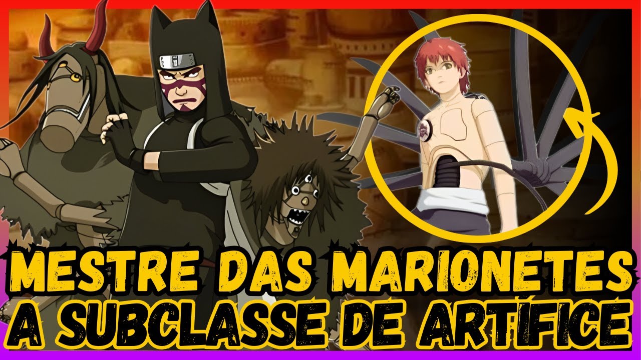 O Mestre das Marionetes em D&D | #rpg #dungeonsanddragons #naruto