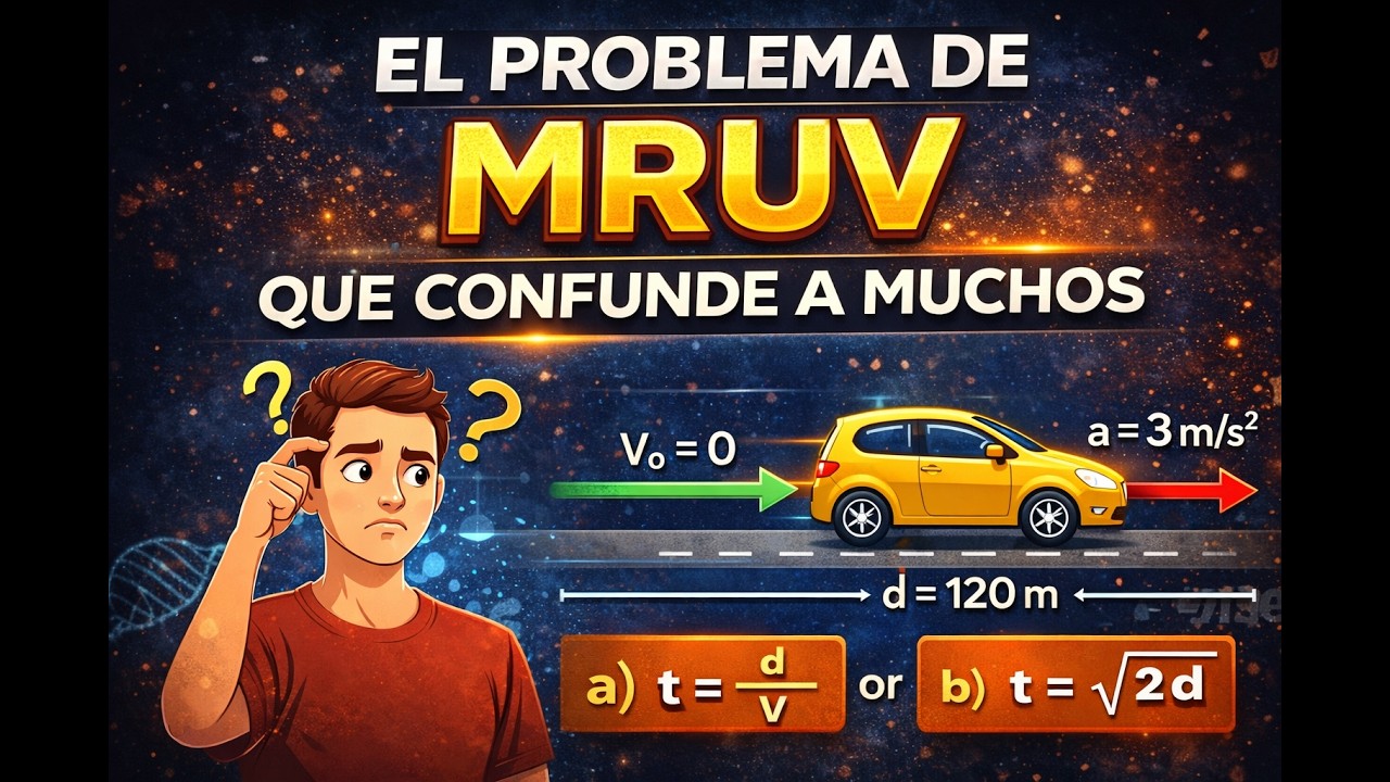 ¿Sabes como resolver problemas de MRUV?  |