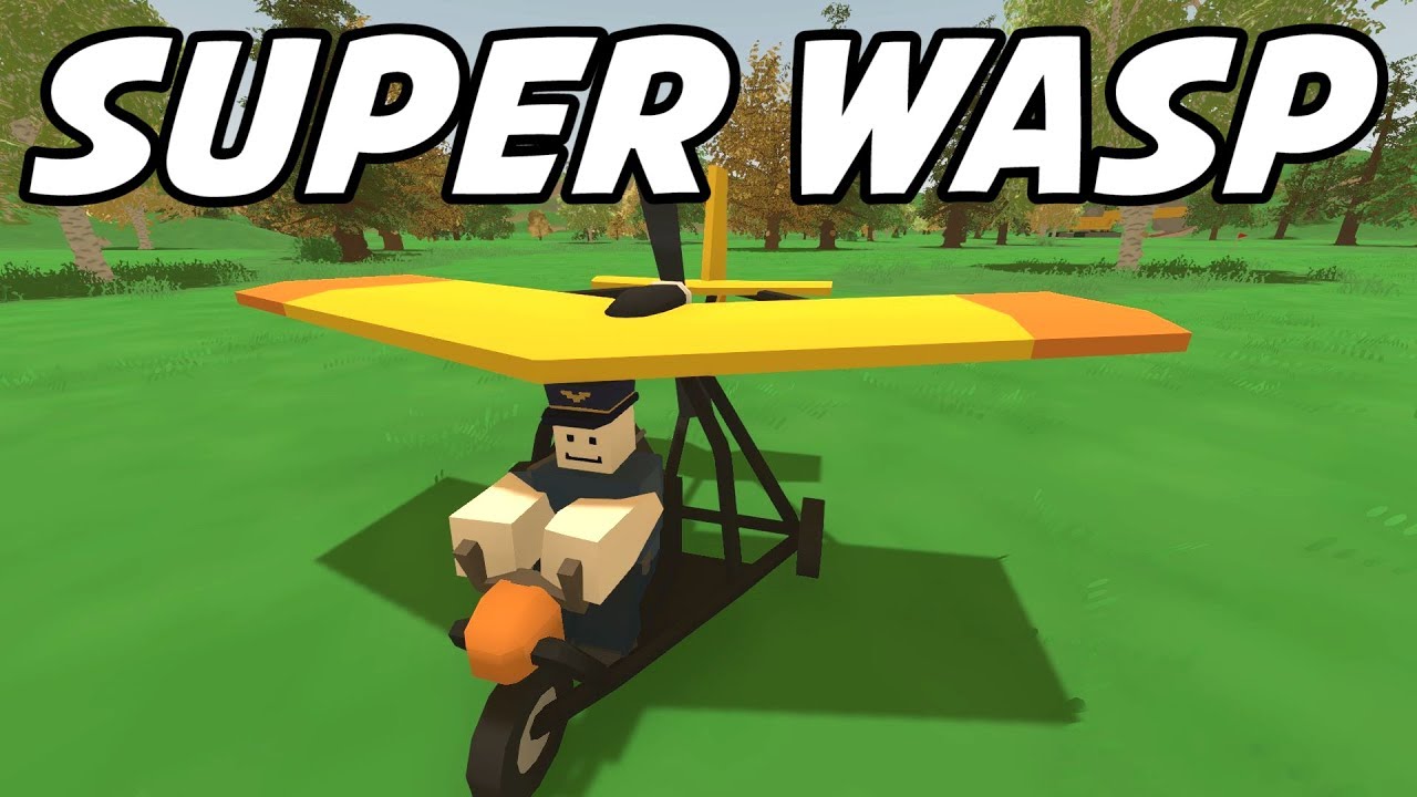 Unturned - WASP Ultralight Craft-able Plane (Featured Mod Roleplay)