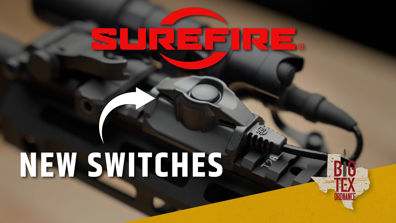 New SureFire Weapon Mounted Light Switches