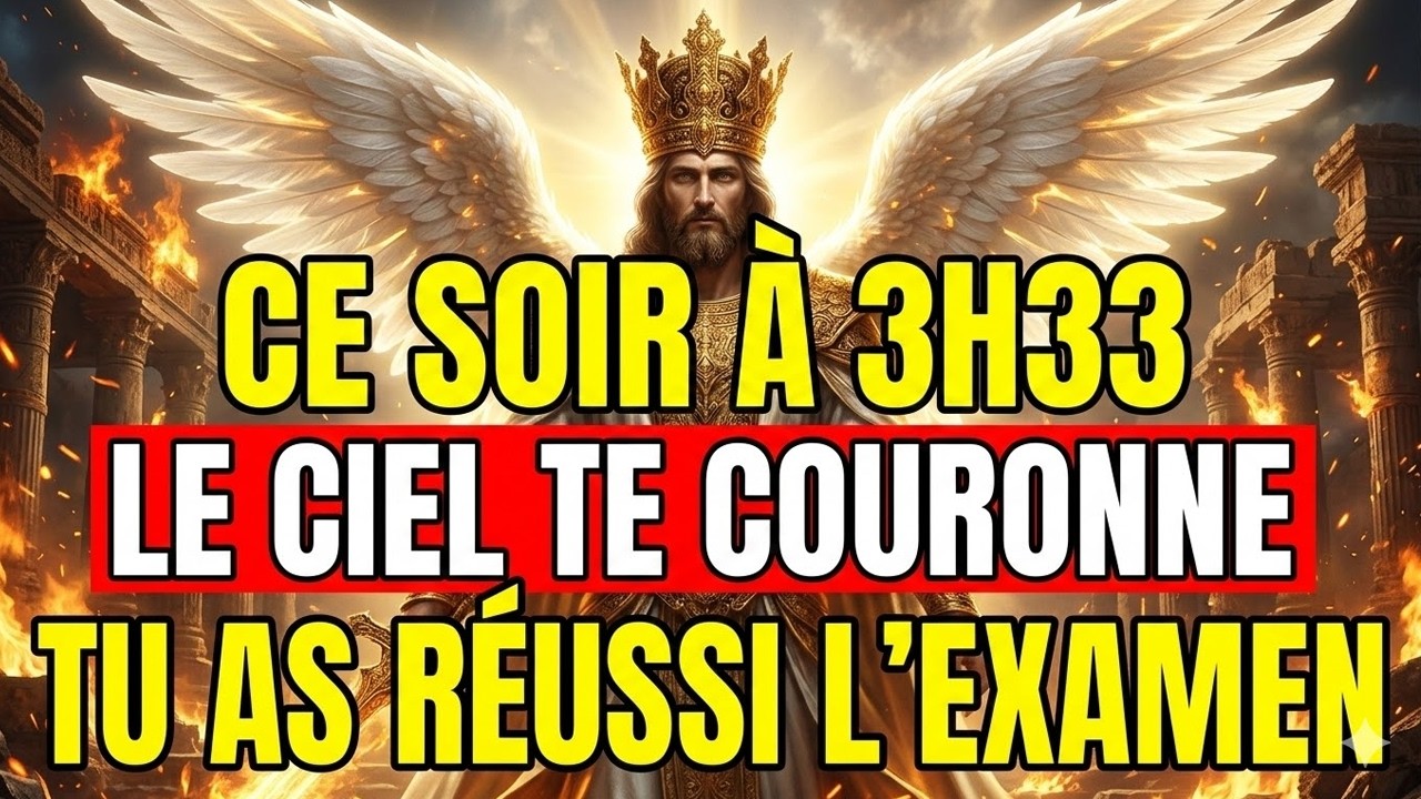 ÉLU‼️ Il y a 7 jours tu as passé l’EXAMEN du CIEL — À 3H33 ta COURONNE sera activée 👑