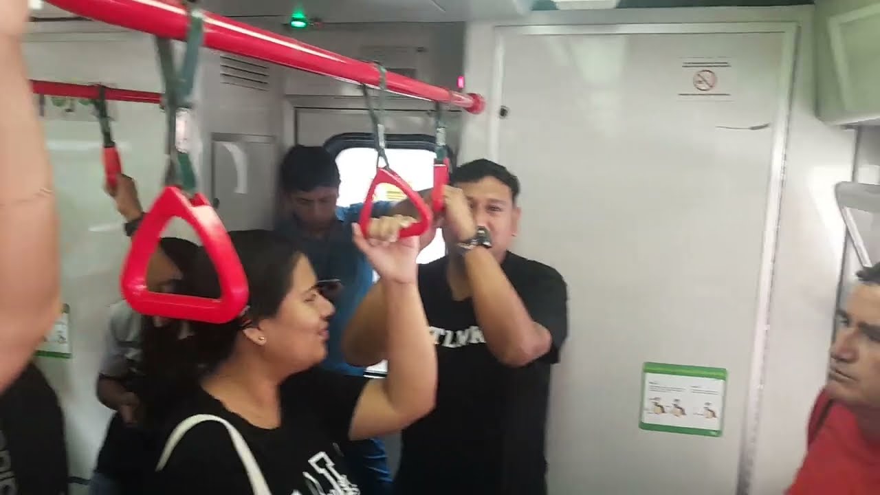 Es marzo 2025 y seguimos viajando en la LINEA 1 DEL METRO DE LIMA. Tren Ansaldobreda Mb 300.