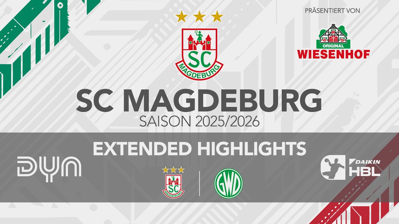 Extended Highlights: SC Magdeburg vs. GWD Minden | DAIKIN HBL | 22. Spieltag 25/26 |