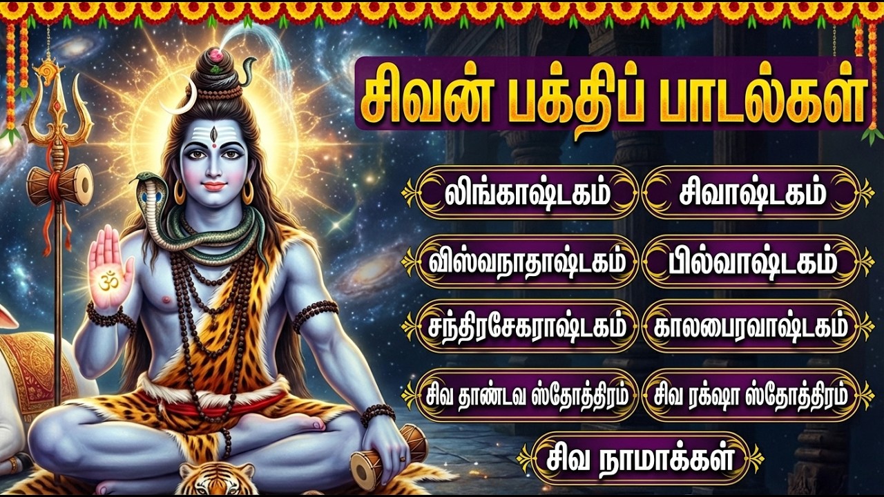 Monday Powerful Shiva Tamil Devotional Songs | Popular Sivan Tamil Bakthi Padalgal