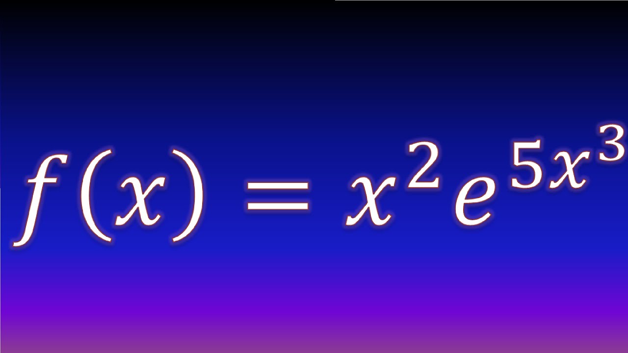 Derivada regla de producto (multiplicación exponencial algebraica)