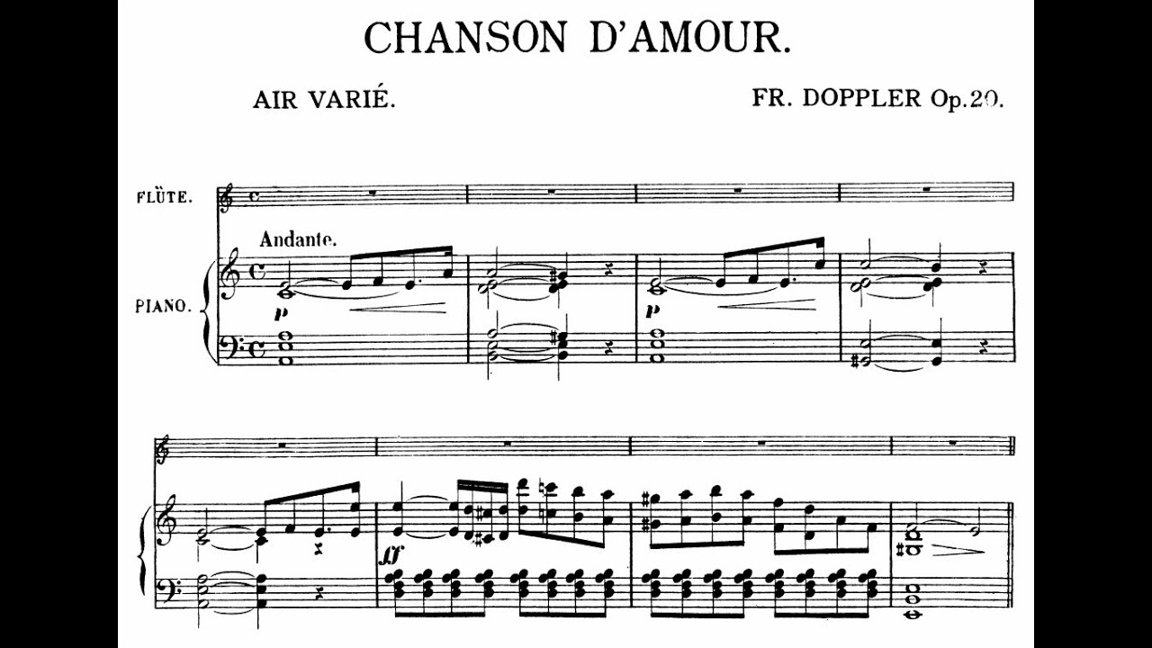 Franz Doppler - Chanson d'amour, Op.20