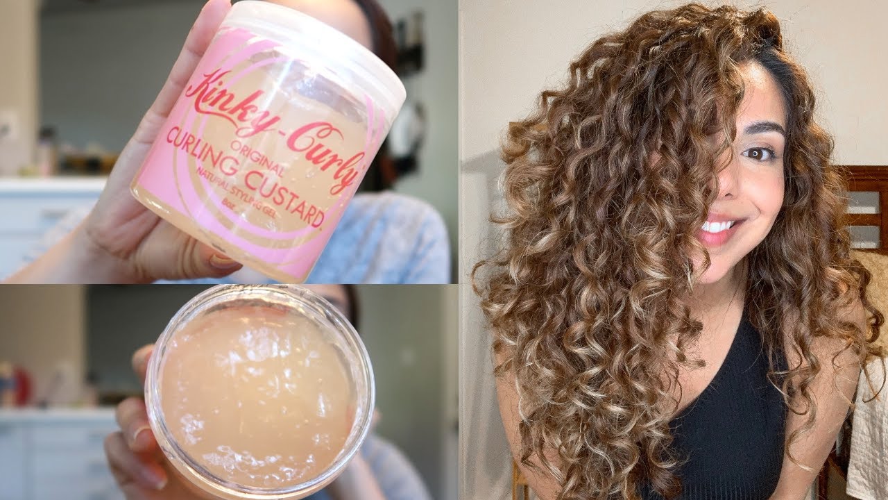 Curly Hair Routine 1st impression on the Kinky Curly Curling Custard/2c/3a Curls