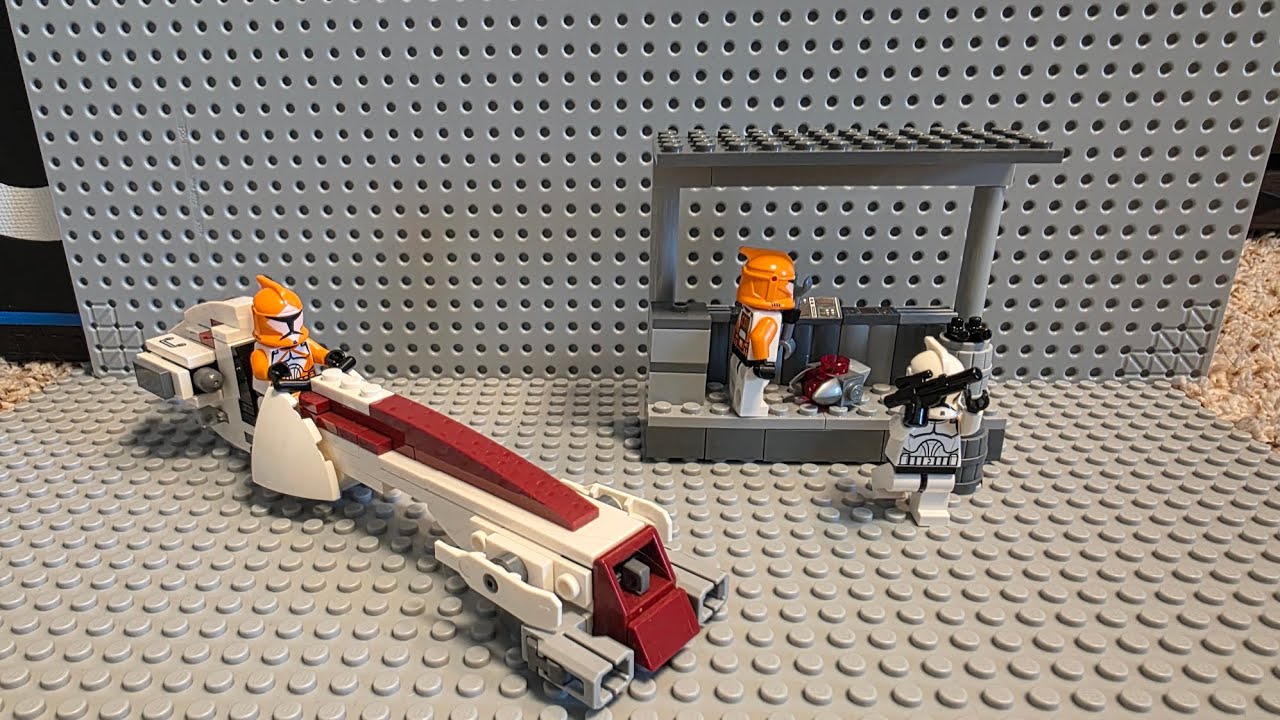 Making a lego clone wars bomb squad battle pack!