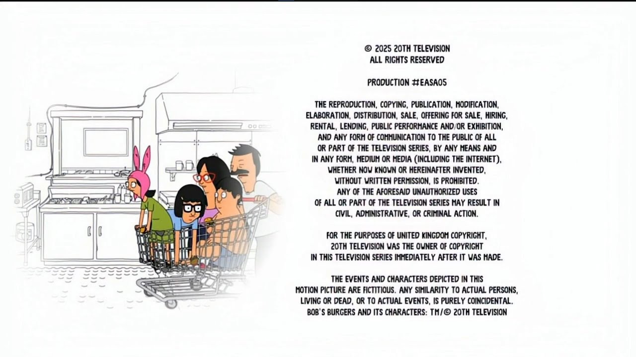 Bob's Burgers - "Like a Candle in the Gym" End Credits Song "Family Walk"