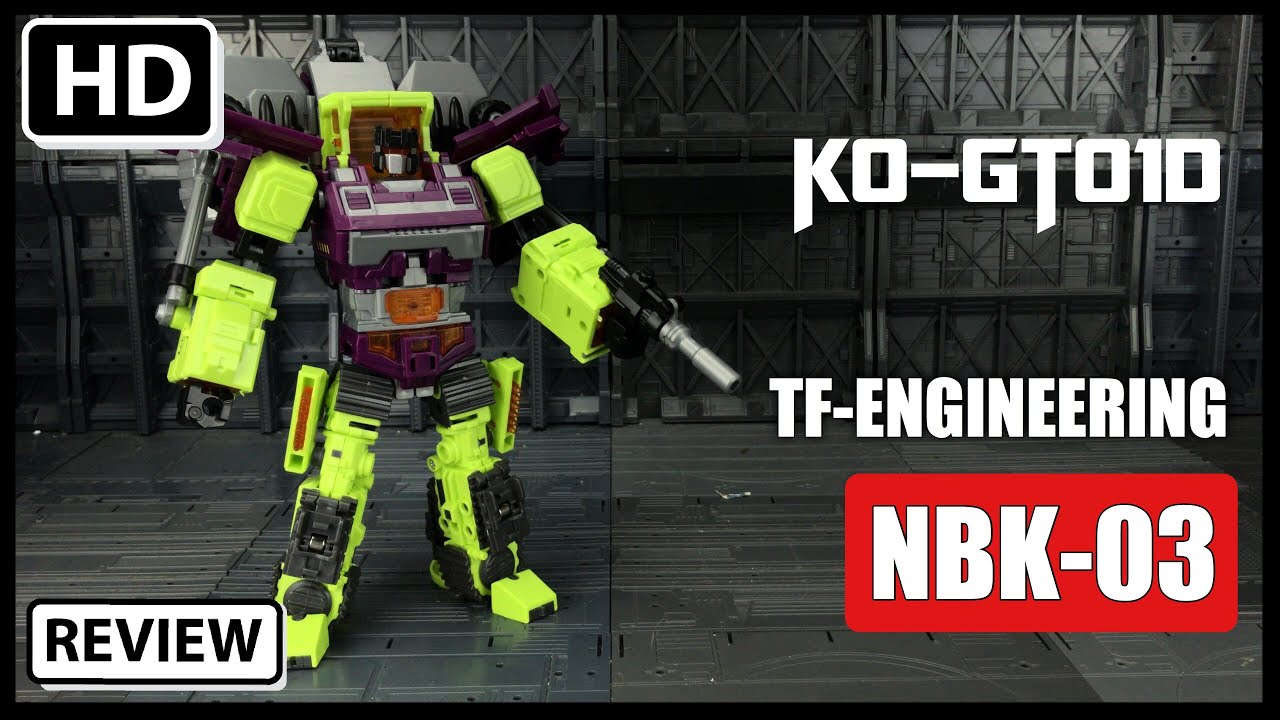 NBK-03 TF Engineering KO Generation Toys GT-01D Bulldozer Transformers Bonecrusher