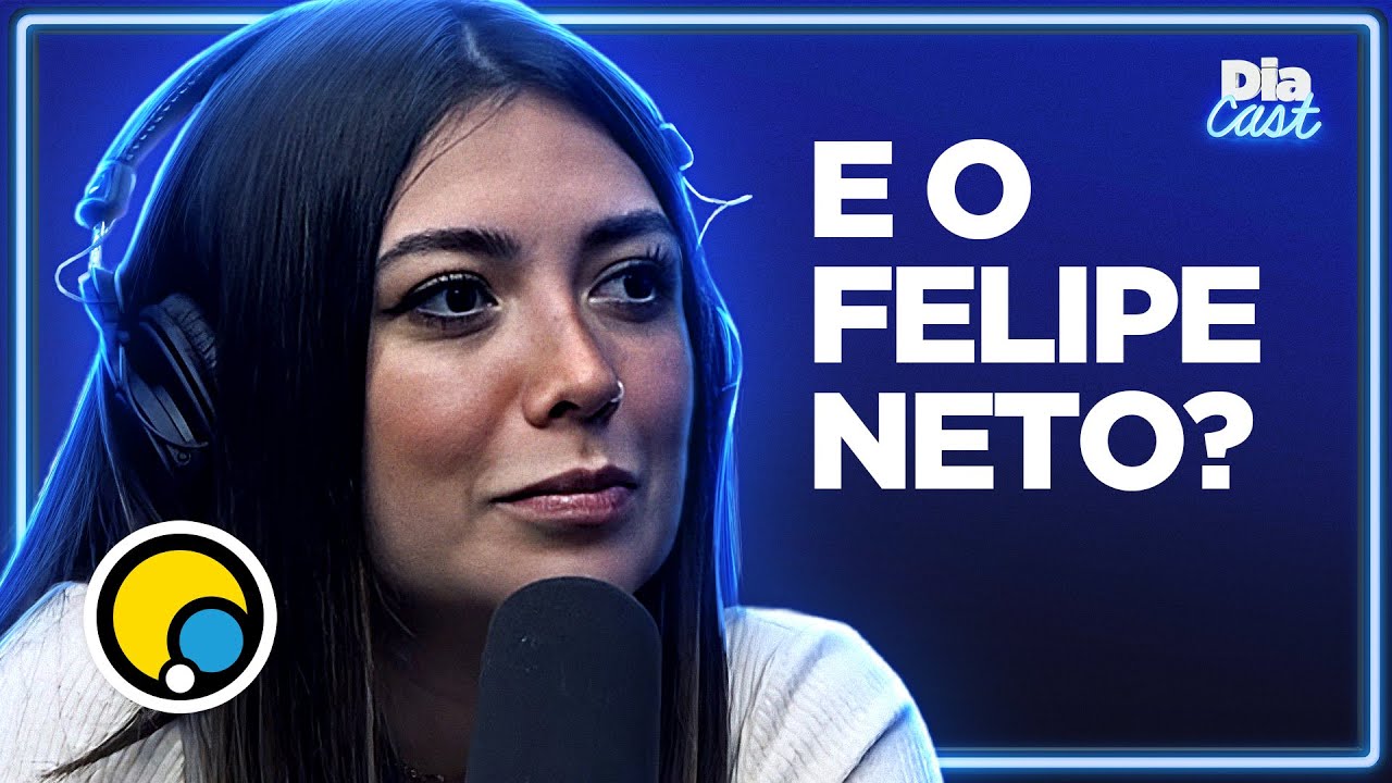 Thalita Meneghim fala sobre relação com Felipe Neto no início de sua carreira | DiaCast