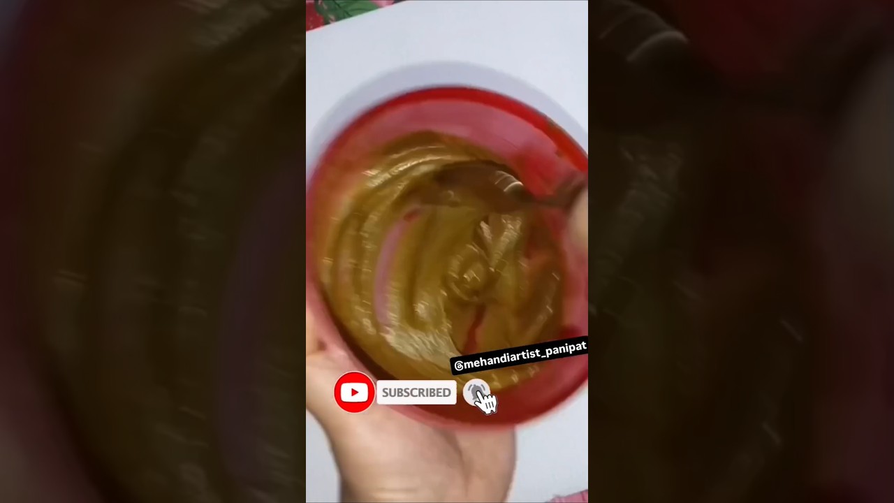 Part- 1 How to make organic mehandi paste #pastemaking