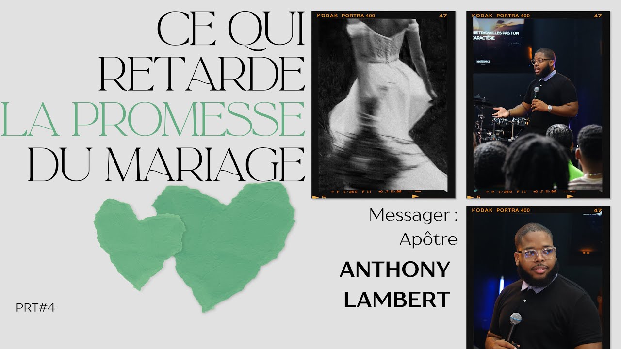 Ce qui retarde la promesse du mariage | Apotre Anthony Lambert