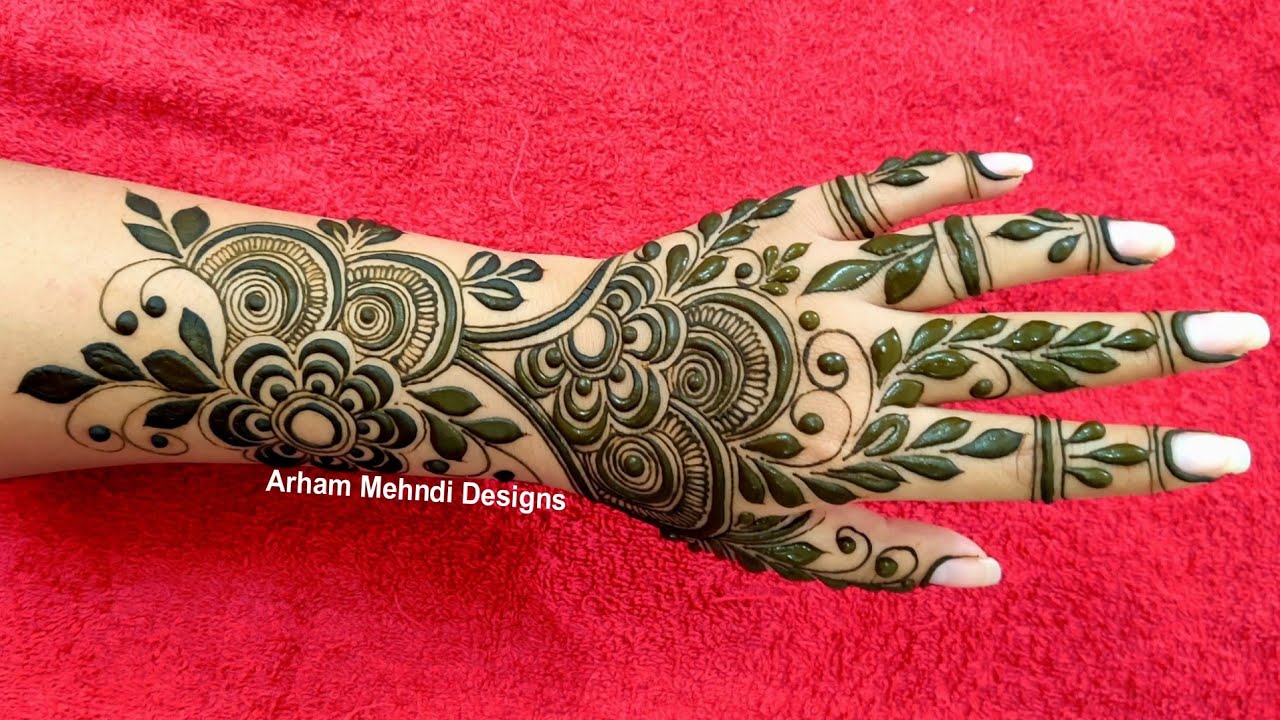 EID Special Mehndi Design || Stylish Beautiful Floral Mehndi Design || Easy & Simple Mehndi for Hand