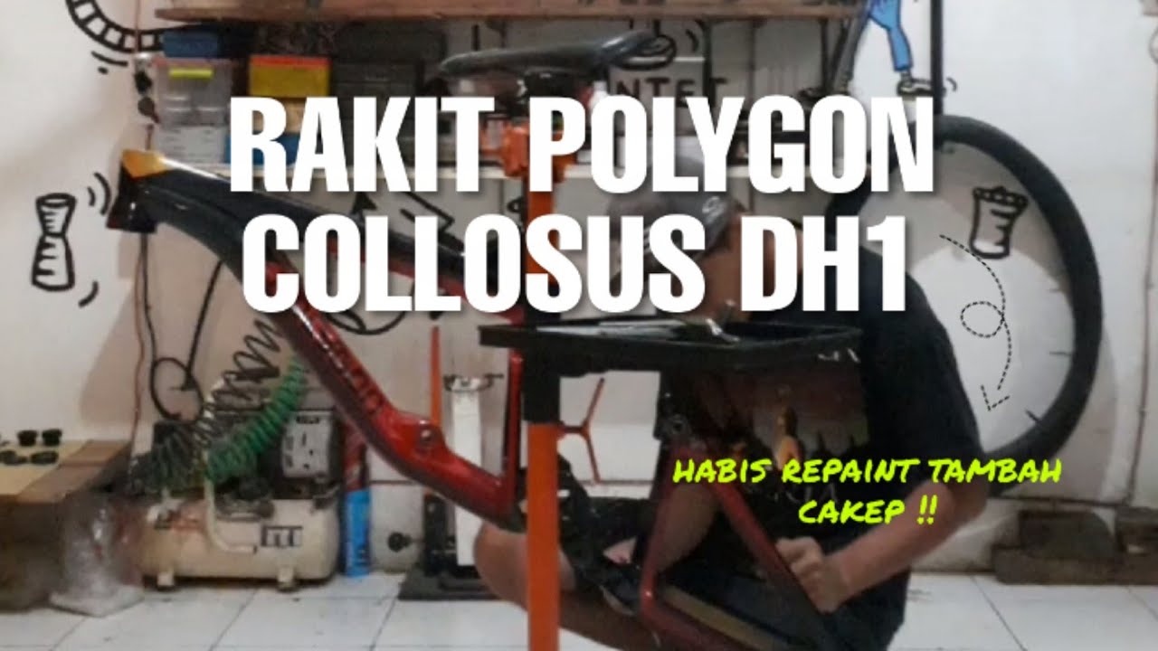RAKIT POLYGON COLLOSUS DH1 || Habis repaint tambah cakep