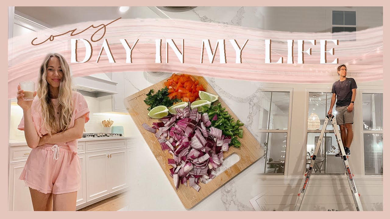 DAY IN THE LIFE | clean with me, home updates, & cooking a cozy meal! ✨