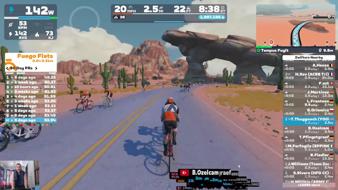 Zwift - Tempus Fugit in Watopia (DNF)