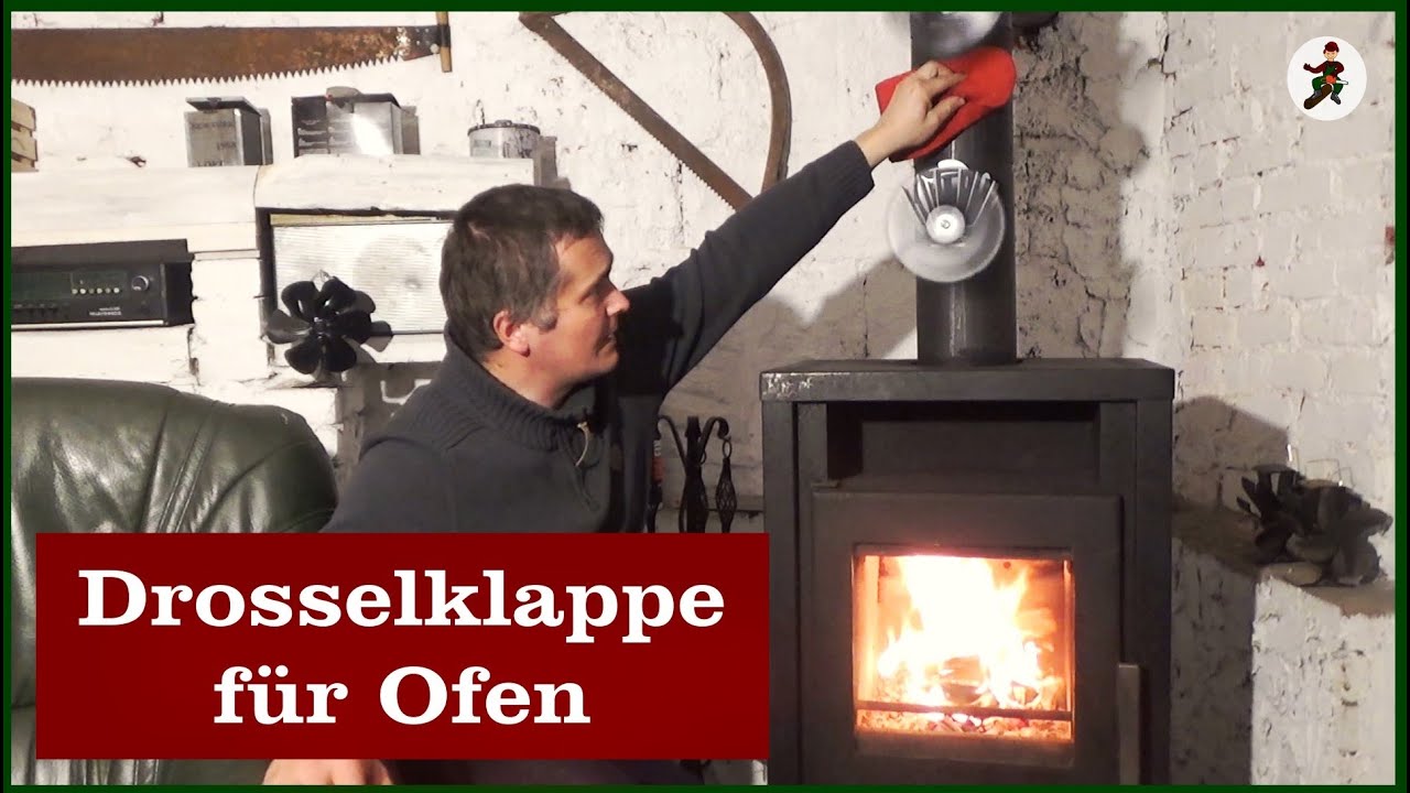 Drosselklappe f&uuml;r Ofen