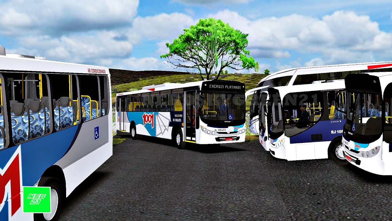 🔴[OMSI 2] SAINDO DA GARAGEM Vip II of-1722m AC padrão 1001 [LANÇAMENTO] +G27 - Vale dos Platano 1.0