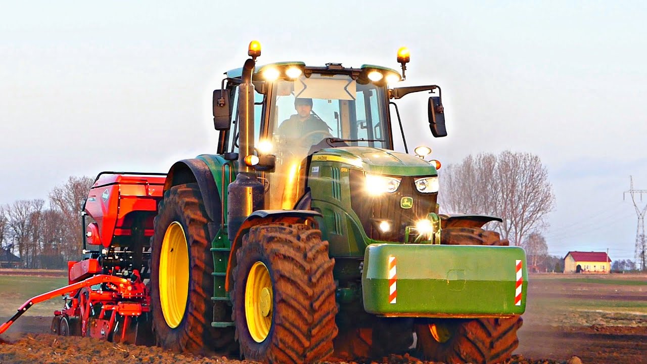 ☆Siew Zboża☆Nowy Nabytek JohnDeere 6195M☆Kuhn Sitera 3030☆GR Powietrzyński