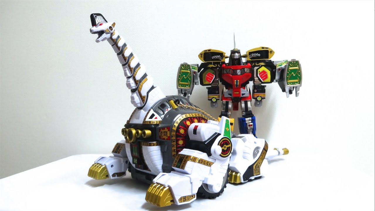 恐竜戦隊 ジュウレンジャー 目覚めよ！最強最大の守護獣！獣騎神 キングブラキオン！！レガシー タイタヌス レビュー MMPR LEGACY TITANUS 2014