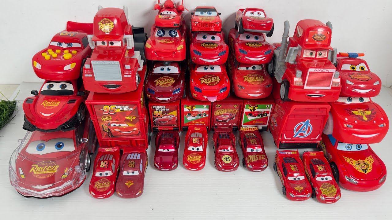 Disney Pixar Cars Unboxing Review | Full Lightning McQueen, Tow Mater, Doc Hudson, Sally, Mack