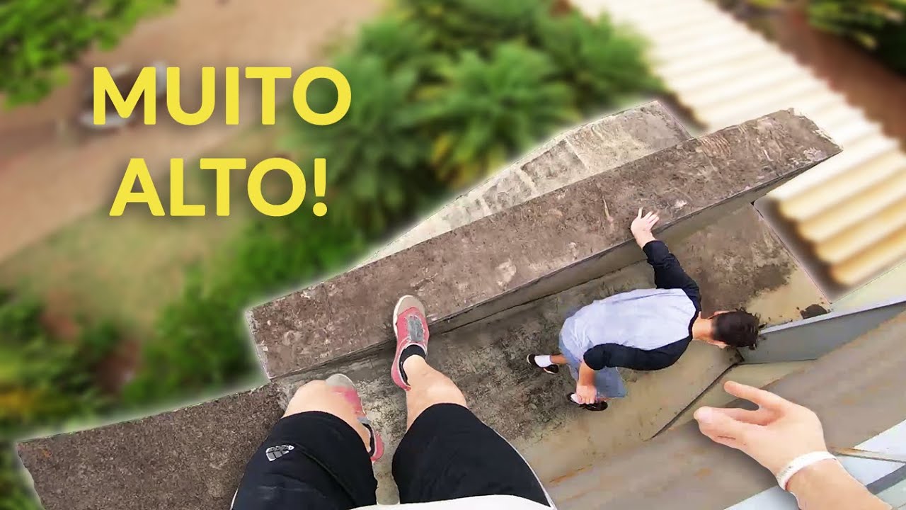 Fazendo Parkour nos Telhados