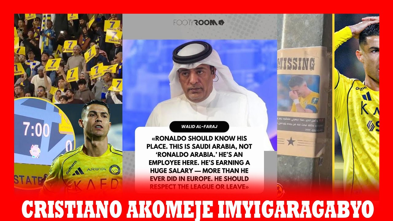 CRISTIANO AKOMEJE IMYIGARAGAMBYO! SAUDI ARABIA IRAMUFATIRA IBIHANO? BENZEMA YAMUSHOTOYE