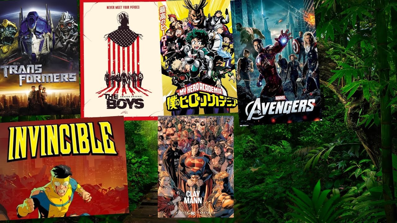 Transformers x the boys x my hero academia x marvel x dc x invincible fuera 1 solo universo 