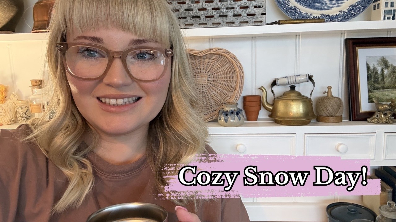 A Cozy Snow Day At Home | Rest & Organise