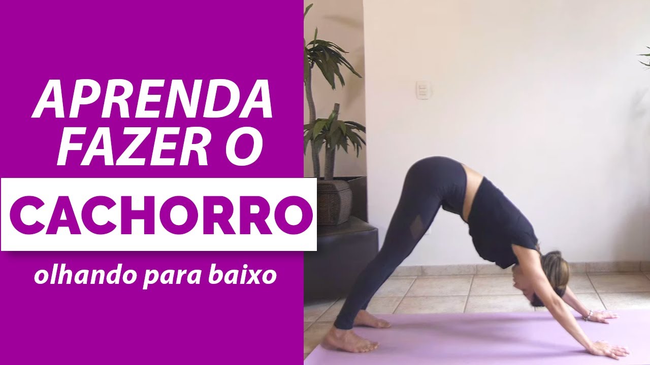 🐶 CACHORRO Olhando para Baixo - Como Fazer? (Adho Mukha Svanasana)