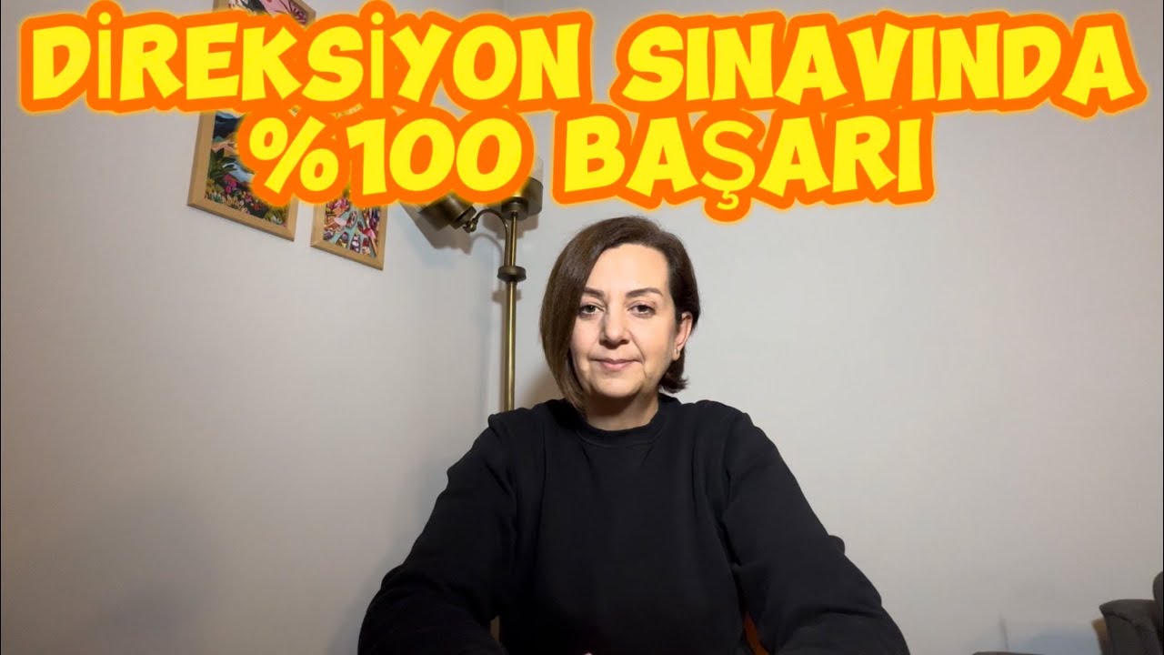 DİREKSİYON SINAVINDA BAŞARILI OLMANIN PÜF NOKTALARI! (DİREKSİYON DERSİ)