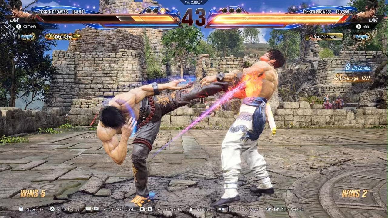 Law mirror match TEKKEN 8