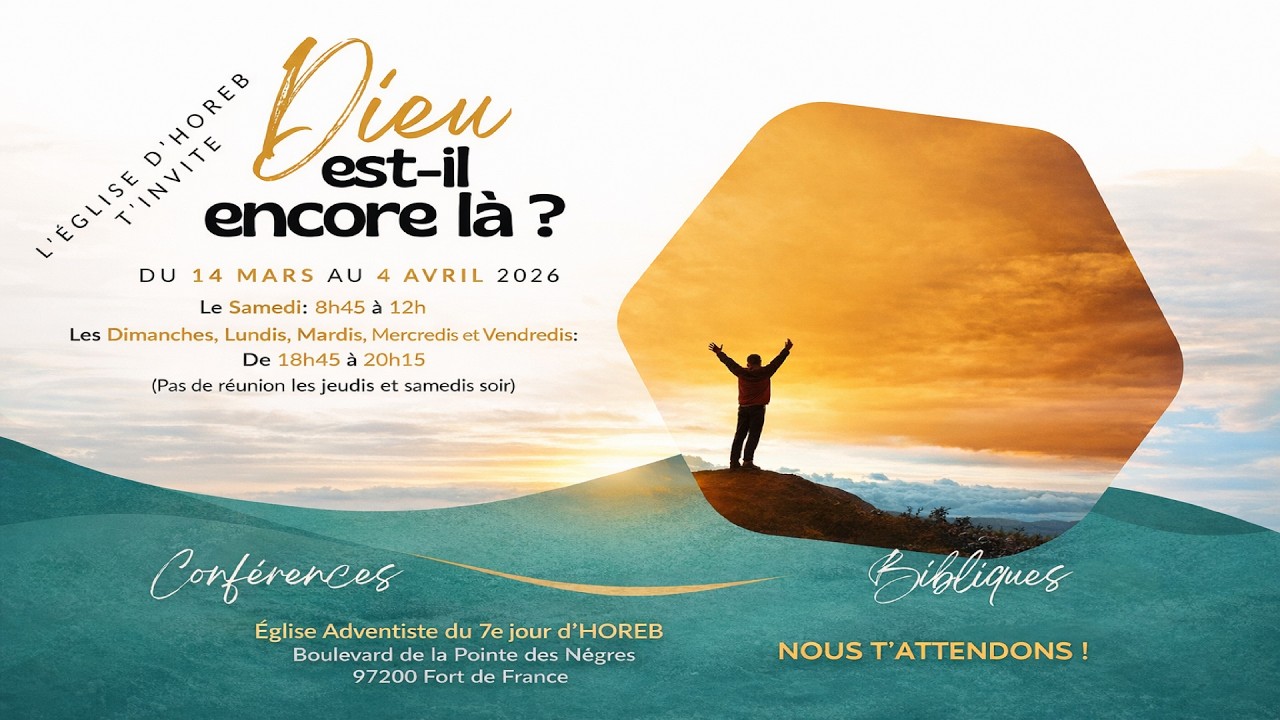 Diffusion en direct : Dieu est-il encore là?