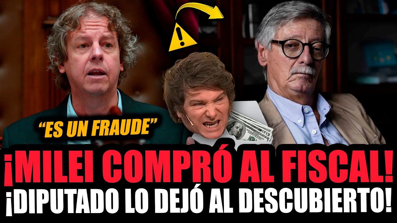 ¡DIPUTADO CASTILLO ROMPIÓ EL SILENCIO Y REVELÓ QUE MILEI COMPRÓ AL FISCAL TAIANO!