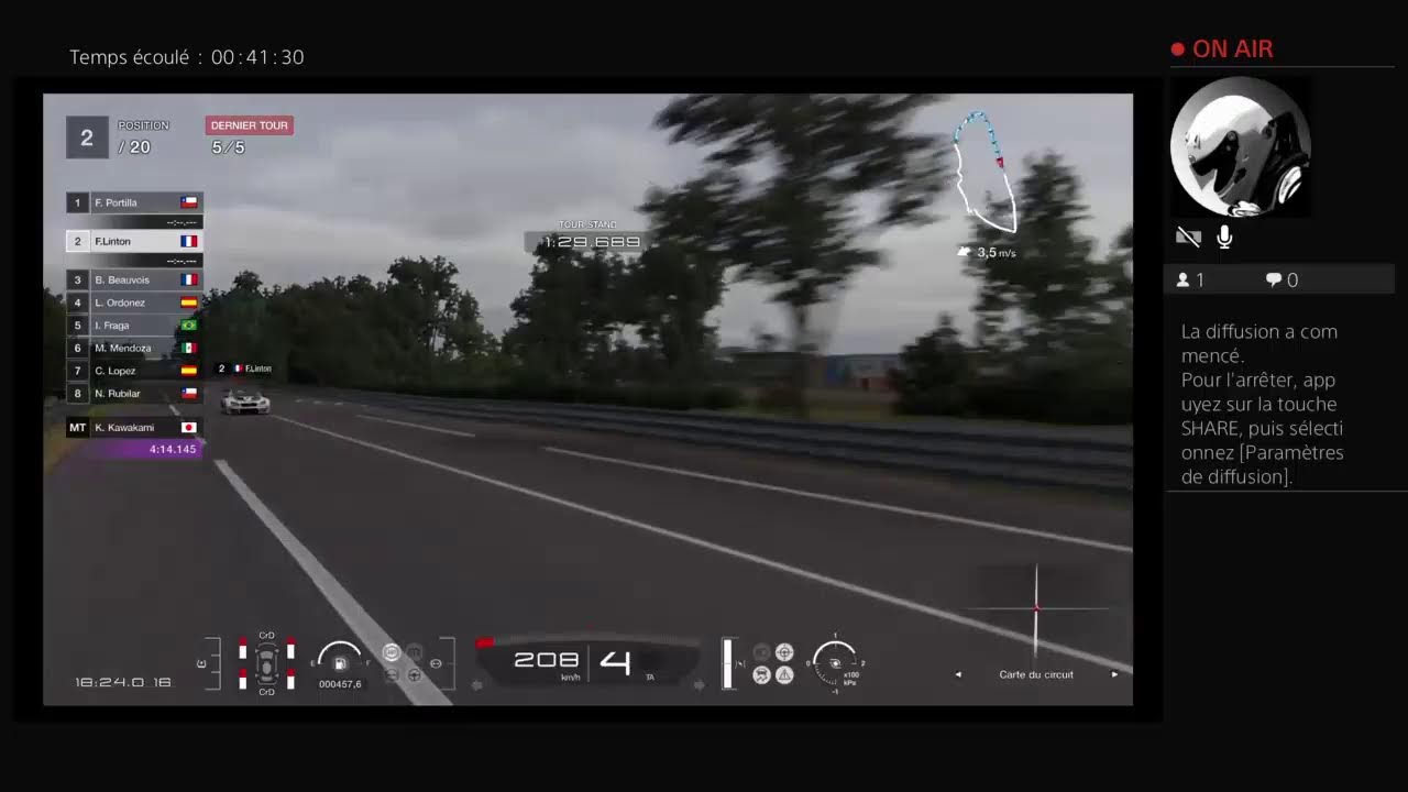 BMW M6 GT3 Sprint Model '16.Diffusion PS4 en direct de Franck-Linton du 19.03.2026.