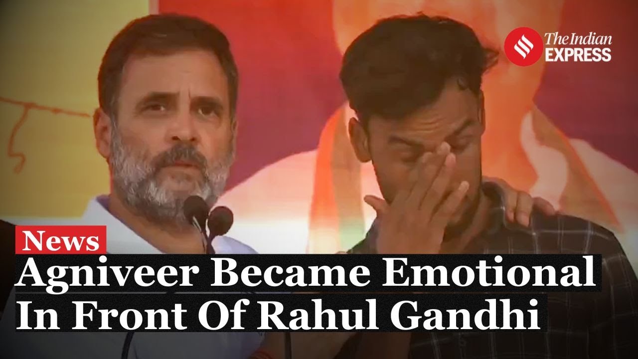 Emotional Agniveer Shares Grievances with Rahul Gandhi at Bihar Rally I Lok Sabha Election