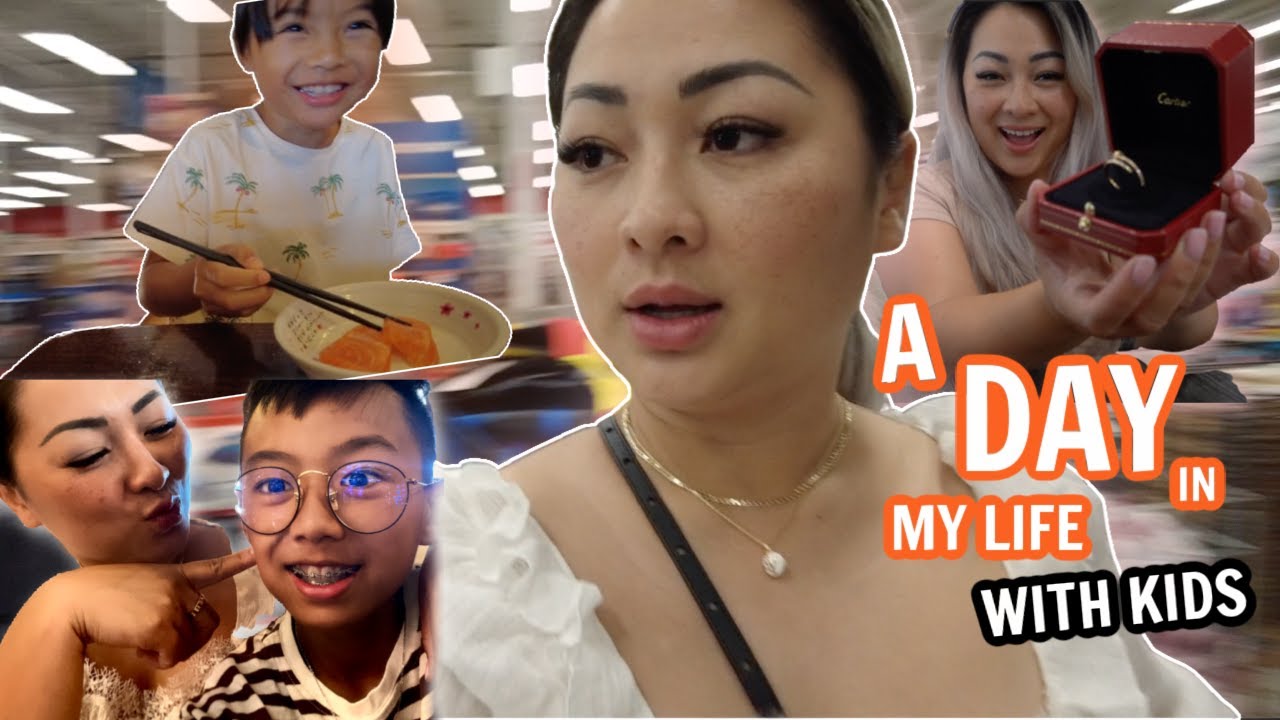 A DAY IN MY LIFE #.2 With KIDS *Breakfast, Lunch & SHOPPING AND UNBOXING CARTIER JUSTE CLOU Ring