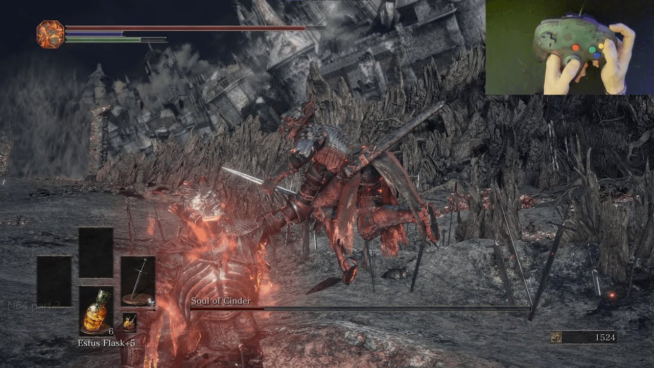Dark Souls 3 on a N64 controller ep 2