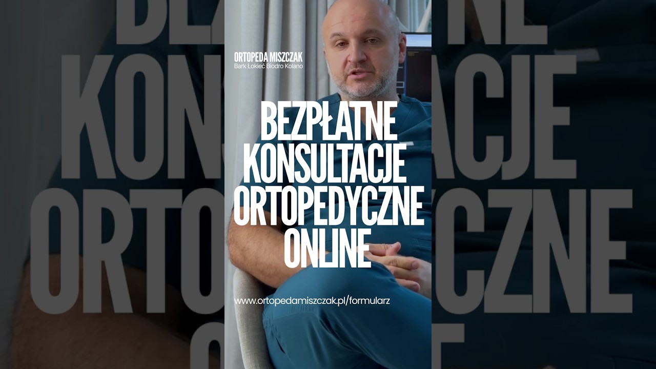 Bezpłatne konsultacje ortopedyczne online #ortopedia #chirurgia #operacje