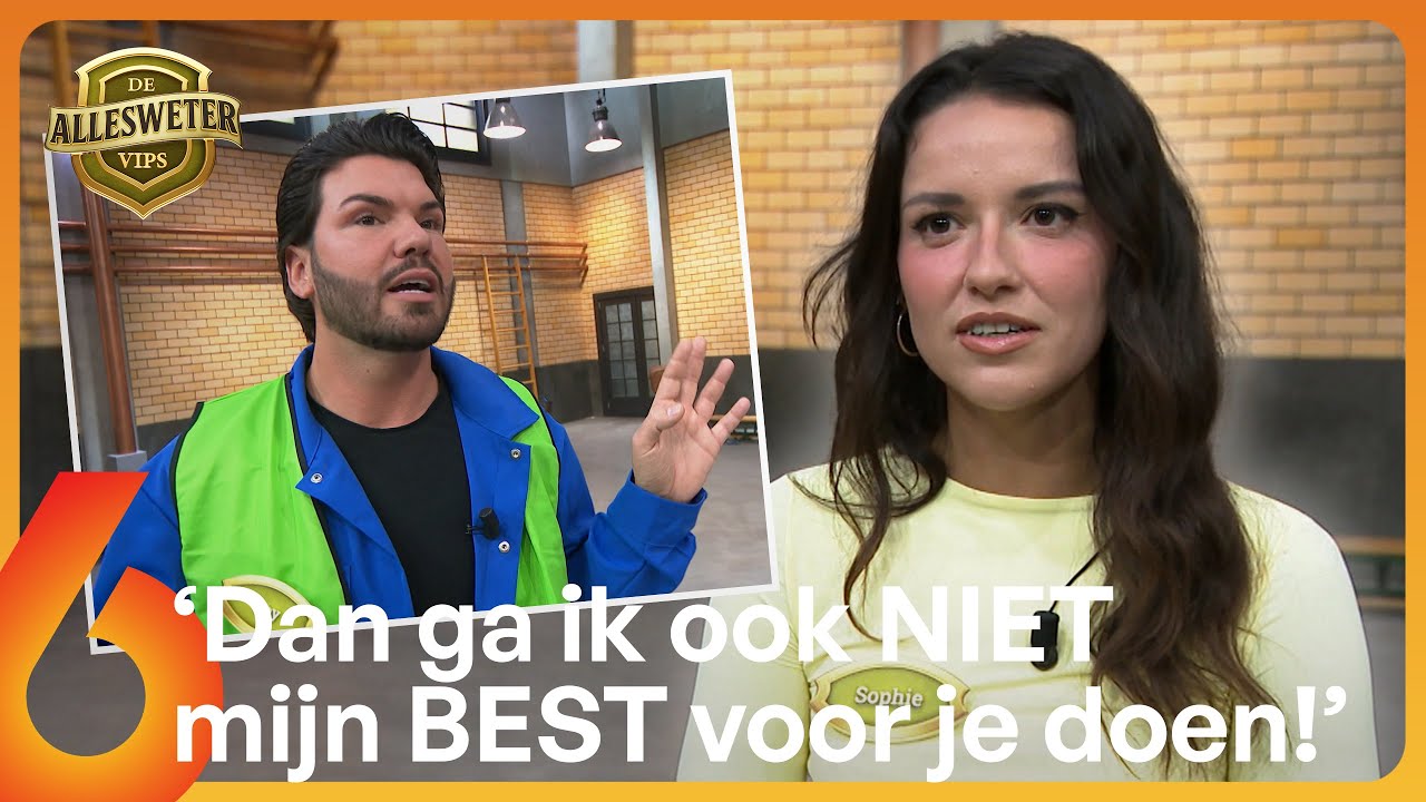 Sophie BOOS! Als ALLERLAATSTE GEKOZEN in Roy Donders' TEAM! 😤 | De Allesweter VIPS
