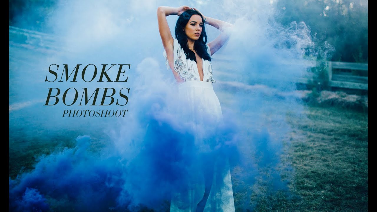 SMOKE BOMBS PHOTOSHOOT