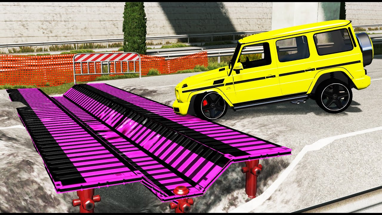 Cars vs Upside Down Speed Bumps #3 | BeamNG.DRIVE