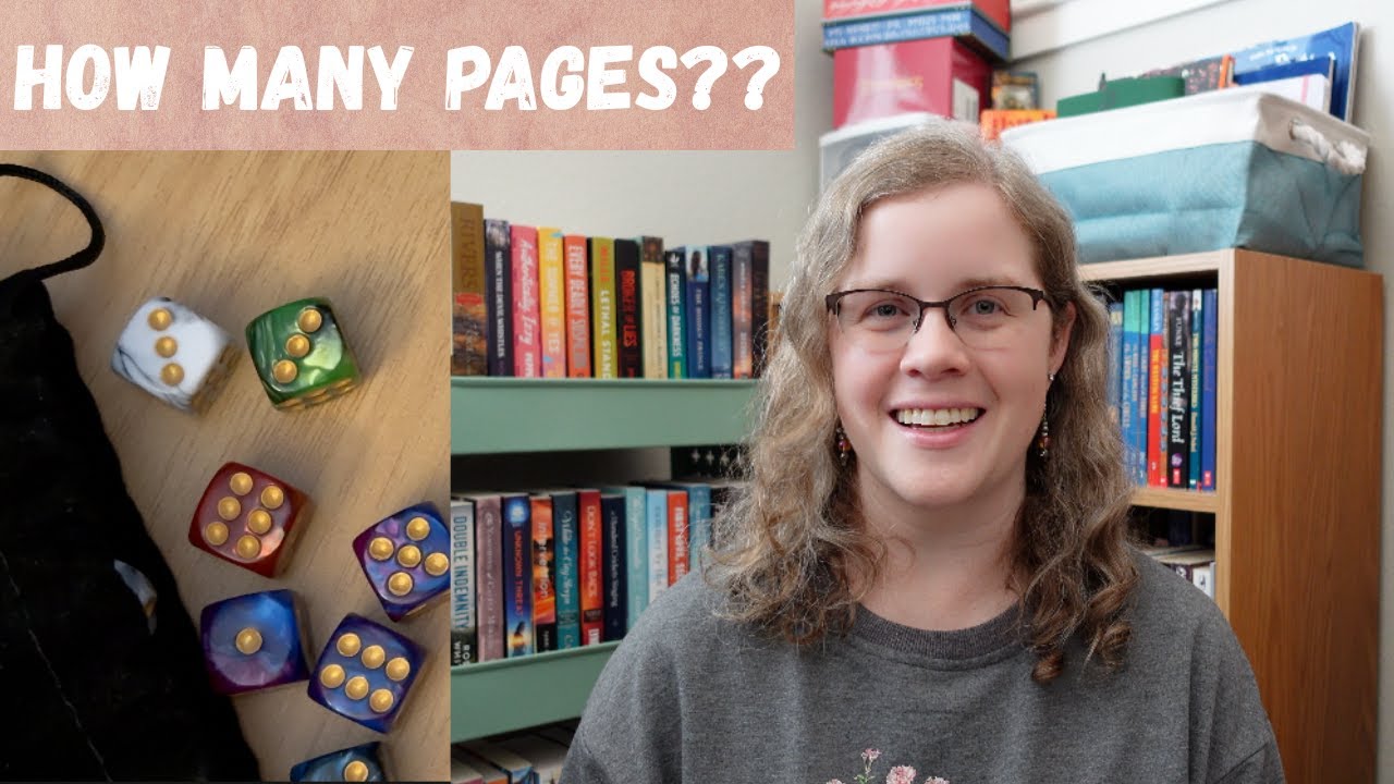 Dice pick how many pages I read for a week! 📚 🎲