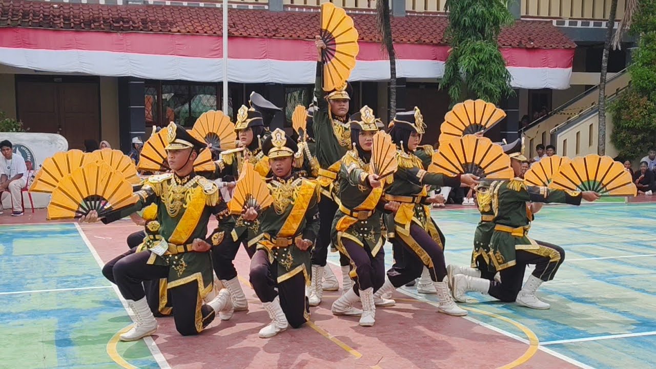Heboh!!! PASKIBRA SMPN 1 PUSAKANEGARA LKBB GLOBAL 10 