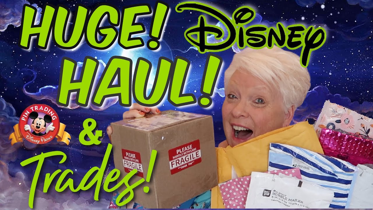 UNBOXING! My Mega HUGE Disney Pin Haul And Trades! Must See!